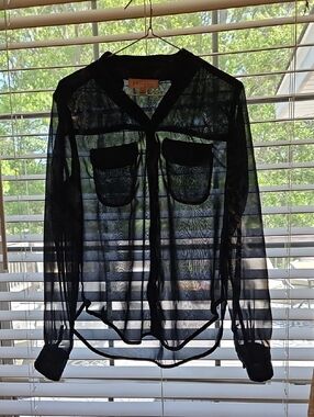 Philosophy Semi-Sheer Blouse